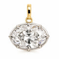 Signature Georgian 4.5ct Oval East West Pendant image 0