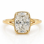 Signature Taylor 2.5ct Vintage-Inspired Elongated Cushion Solitaire Ring image 0