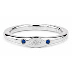 Signature Birthstone Signet Pinky Ring image 4