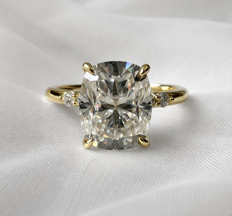 Signature Sienna 3ct Elongated Cushion Cut Ring image 2