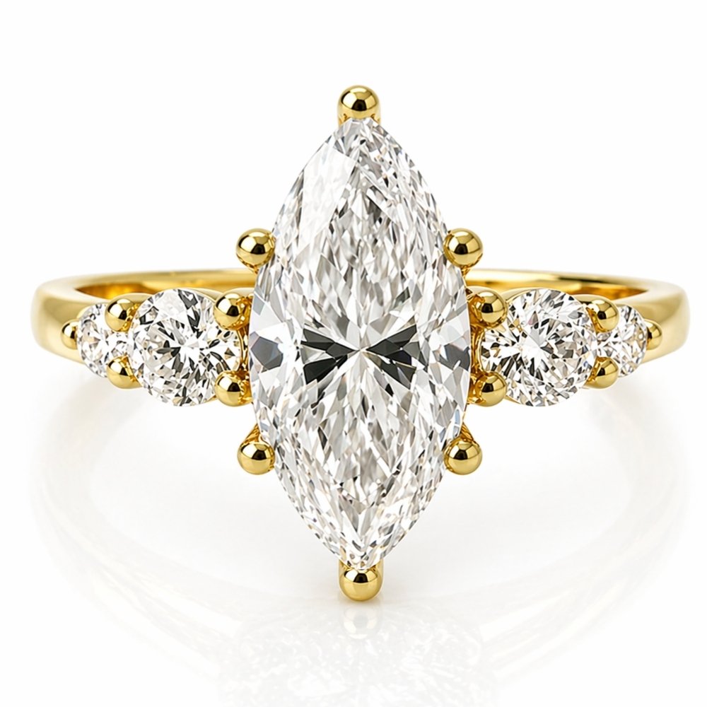 Signature Megan 3ct Marquise Cut Ring image 0
