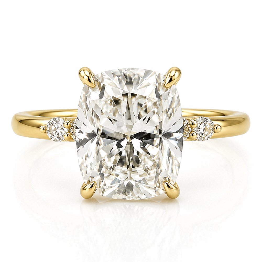 Signature Sienna 3ct Elongated Cushion Cut Ring image 0