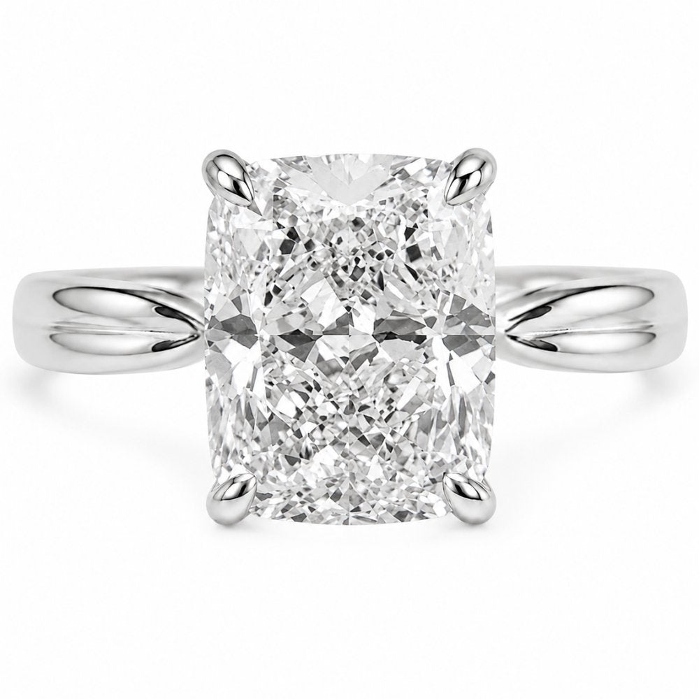 Stacey 3ct Elongated Cushion Trellis Ring