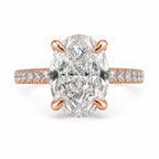 Octavia 2-2.5ct Oval Pave Ring