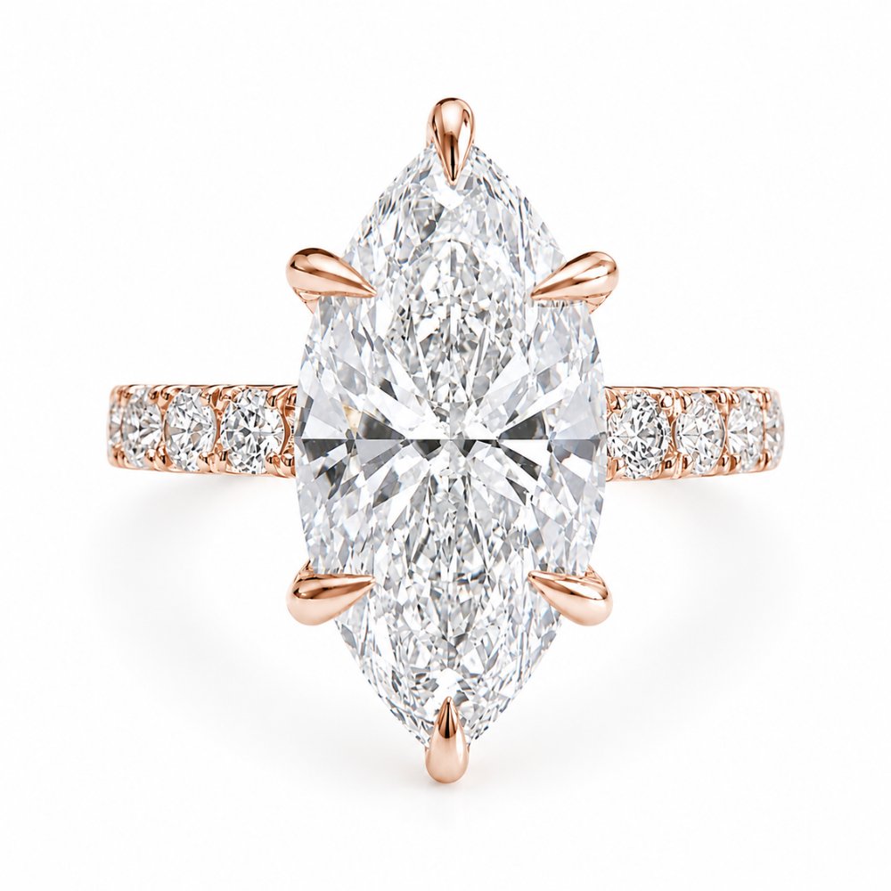 Selena 3.5ct Marquise Pave Ring