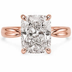 Stacey 3ct Elongated Cushion Trellis Ring