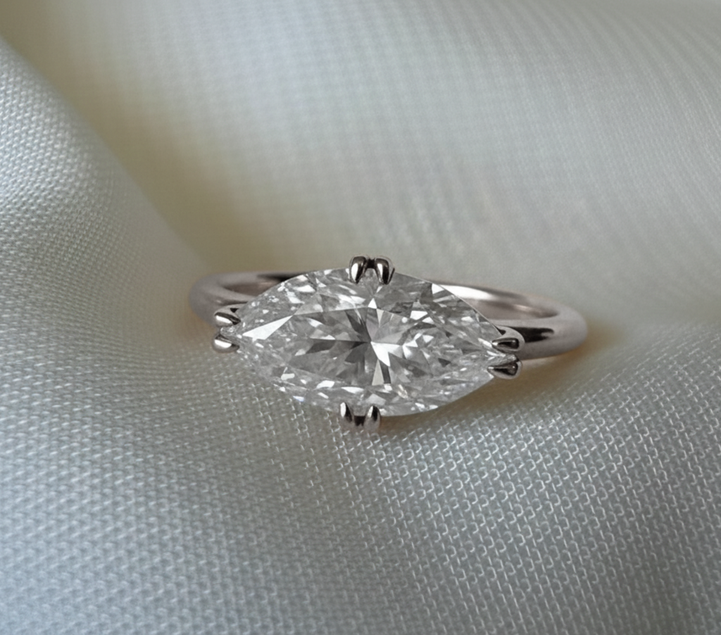 Signature Macey 2ct East West Marquise Ring image 3