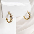 Polly 0.22CTW Lab Grown Diamond Huggie Earrings image 0