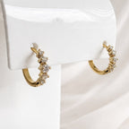 Polly 0.22CTW Lab Grown Diamond Huggie Earrings image 0