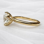 Renee 2ct Round Tulip Setting Ring - M & F Series image 5