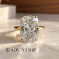 READY TO SHIP - Emily 5.05ct Elongated Cushion Cut Lab Diamond Ring