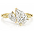 Susan 2.5CTW Pear Toi Et Moi Ring