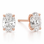 Tara 1CTW Oval Lab Diamond Stud Earrings