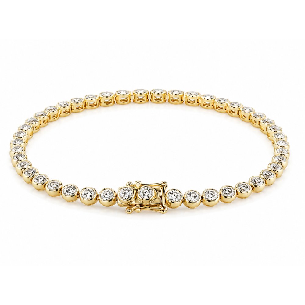 Bree 2.8mm Bezel Tennis Bracelet