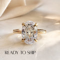 READY TO SHIP - Ivy Fleur 2.06ct Oval Lab Diamond Ring