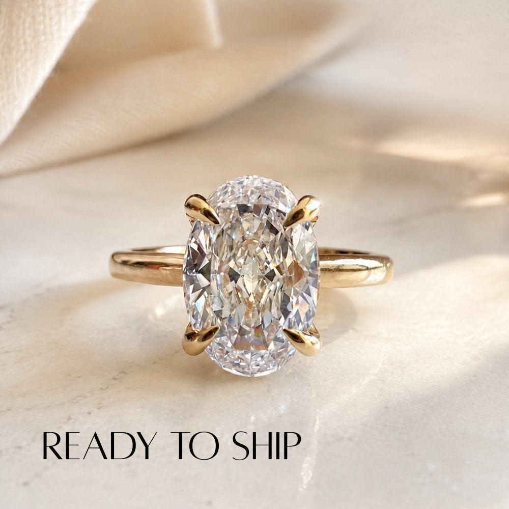 READY TO SHIP - Ivy Fleur 2.06ct Oval Lab Diamond Ring