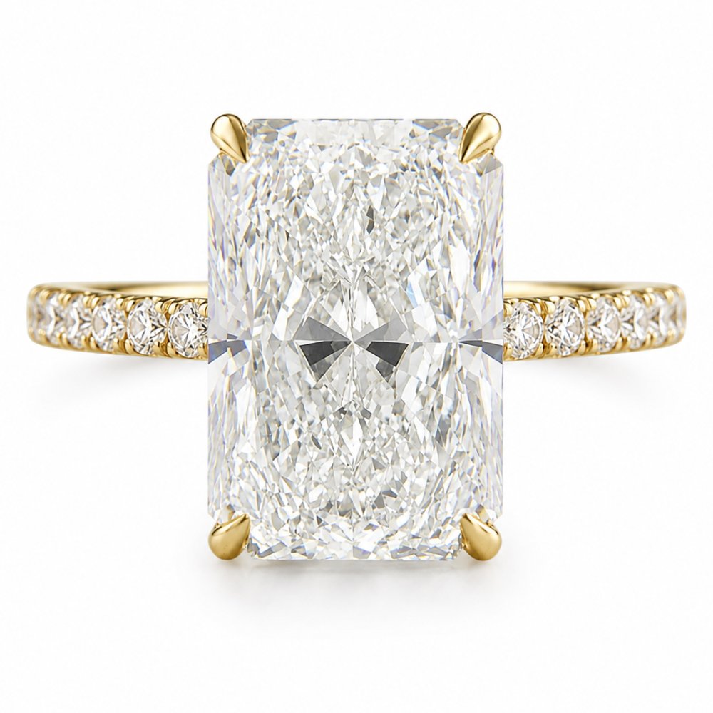 Rosalie 4-4.5ct Radiant Pave Ring