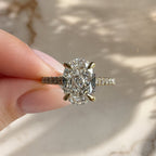 READY TO SHIP - Octavia 2.11ct Oval Lab Diamond Ring