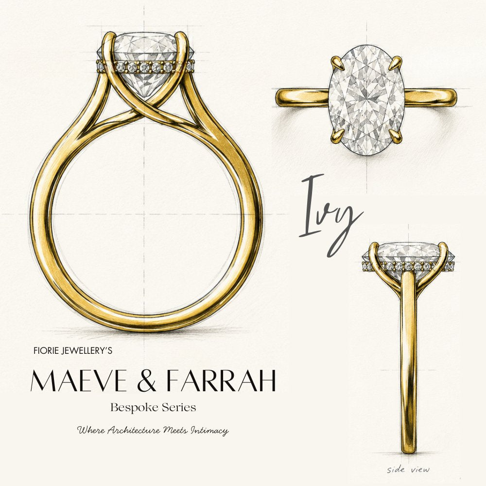 Ivy 4ct Oval Trellis Ring