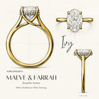 Ivy 4ct Oval Trellis Ring