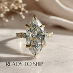 READY TO SHIP - Selena 3.10ct Marquise Lab Diamond Ring