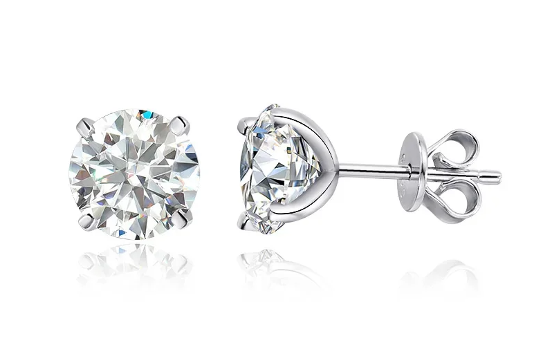 Sashi Moissanite Martini Set Stud Earrings image 9