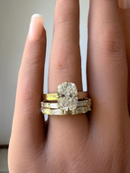 Signature Natalie East West Baguette and Round Cut Band image 4