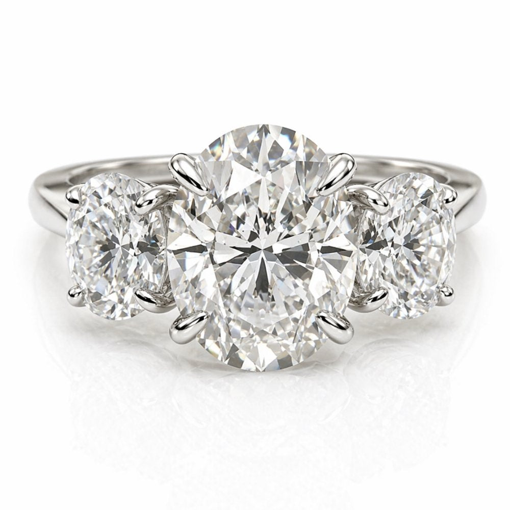 Signature Georgina 6CTW Oval Trilogy Ring image 0
