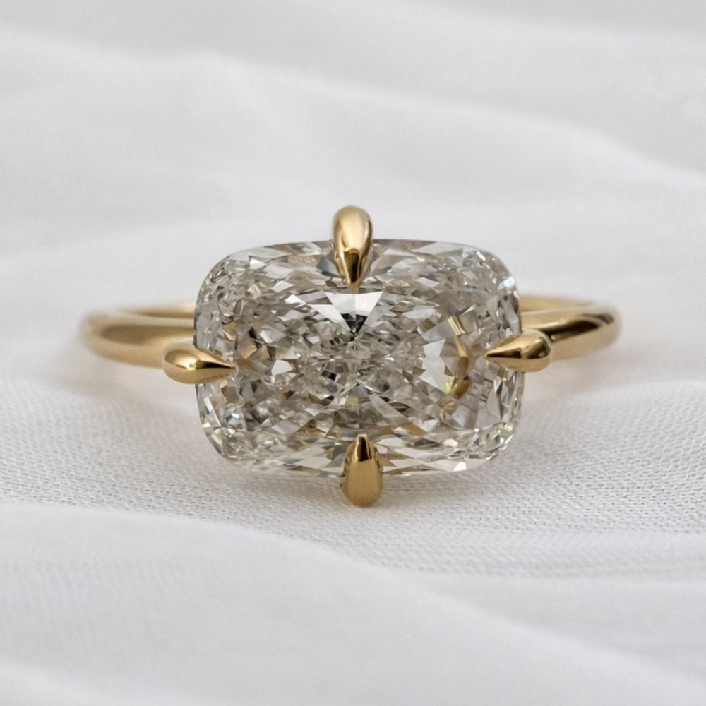 Signature Kristy 2ct East West Elongated Cushion Cut Ring image 2