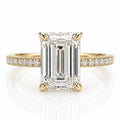 Signature Charlotte Emerald Cut 2-2.5ct Moissanite Ring image 0