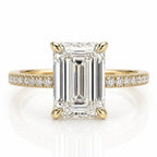 Signature Charlotte Emerald Cut 2-2.5ct Moissanite Ring image 0