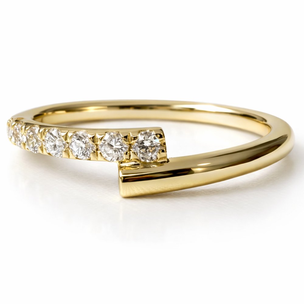Signature Twyla 0.33CTW Wrap Lab Grown Diamond Band image 0