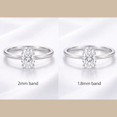 0.2mm Wide Solitaire Band Upgrade image 1