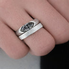 Nathan 1ct Marquise Cut Unisex Ring - M and F Series image 4