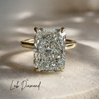 Riley 4ct Radiant Cathedral Ring