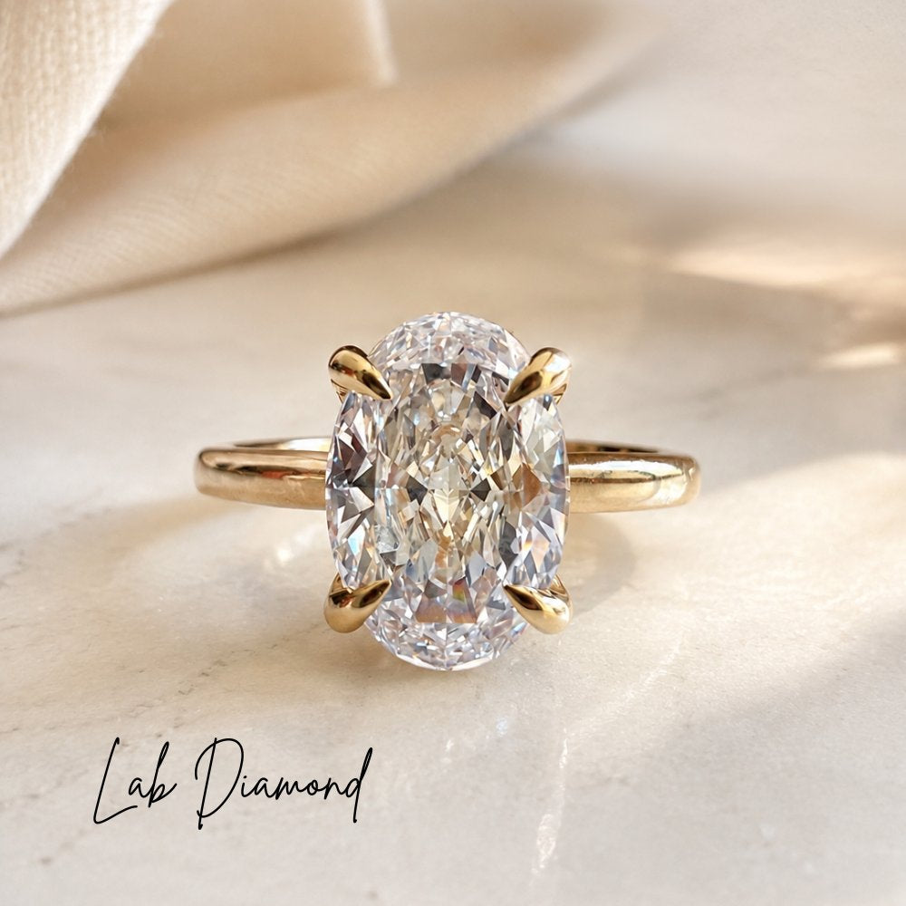 Ivy Fleur 2-2.5ct Oval Trellis Ring