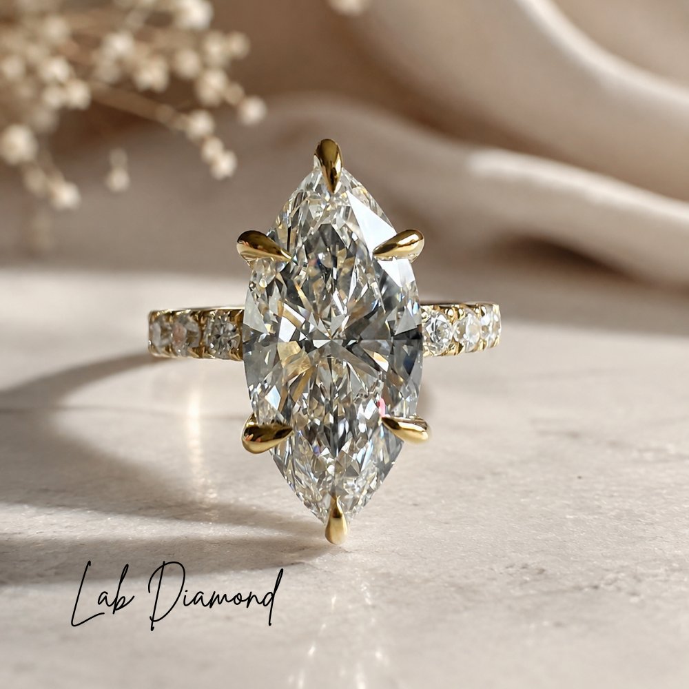 Selena 3.5ct Marquise Pave Ring