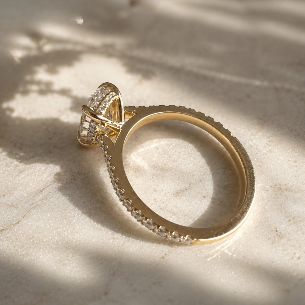 READY TO SHIP - Octavia 2.11ct Oval Lab Diamond Ring