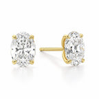 Tara 1CTW Oval Lab Diamond Stud Earrings