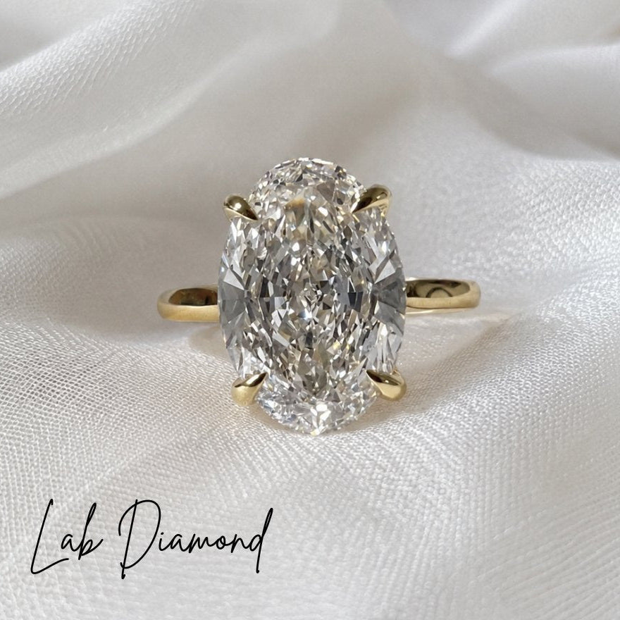 Ivy 4ct Oval Trellis Ring