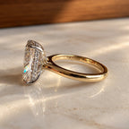 READY TO SHIP - Emily 5.05ct Elongated Cushion Cut Lab Diamond Ring