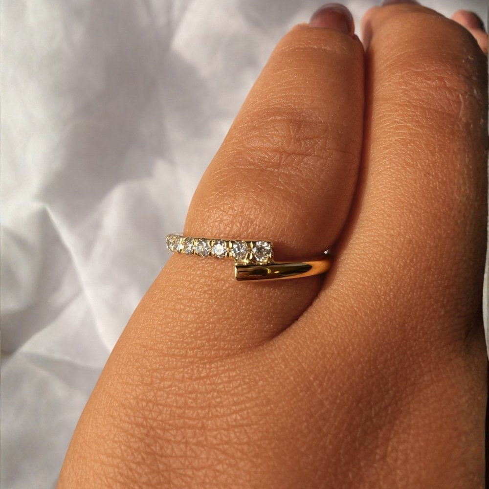 Signature Twyla 0.33CTW Wrap Lab Grown Diamond Band image 1