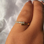 Signature Twyla 0.33CTW Wrap Lab Grown Diamond Band image 1