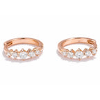 Polly 0.22CTW Lab Grown Diamond Huggie Earrings image 4