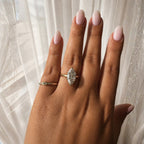 Maeve 3ct Marquise Cut Cathedral Tulip Basket Ring - M&F Series image 2