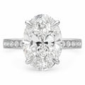 Signature Juliette 3.5ct Oval Cut Channel Set Pave Ring image 0