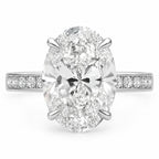 Signature Juliette 3.5ct Oval Cut Channel Set Pave Ring image 0