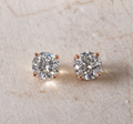 Sashi Moissanite Martini Set Stud Earrings image 0