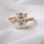 Signature Sienna 3ct Elongated Cushion Cut Ring image 7