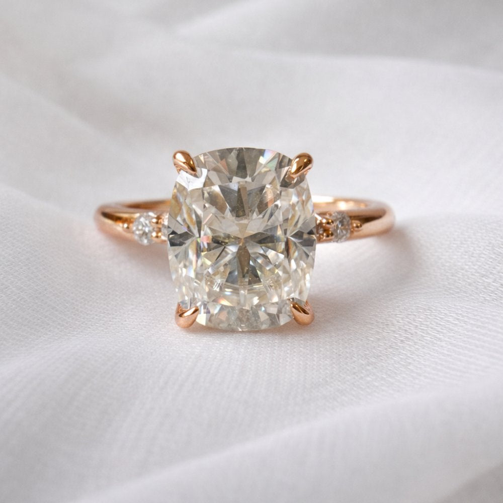 Signature Sienna 3ct Elongated Cushion Cut Ring image 7